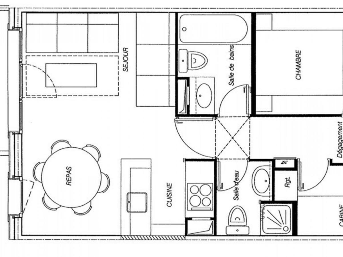 Appartement 3 Pieces Avec Balcon, 6 Pers, Valmorel - Fr-1-291-795 Exterior photo